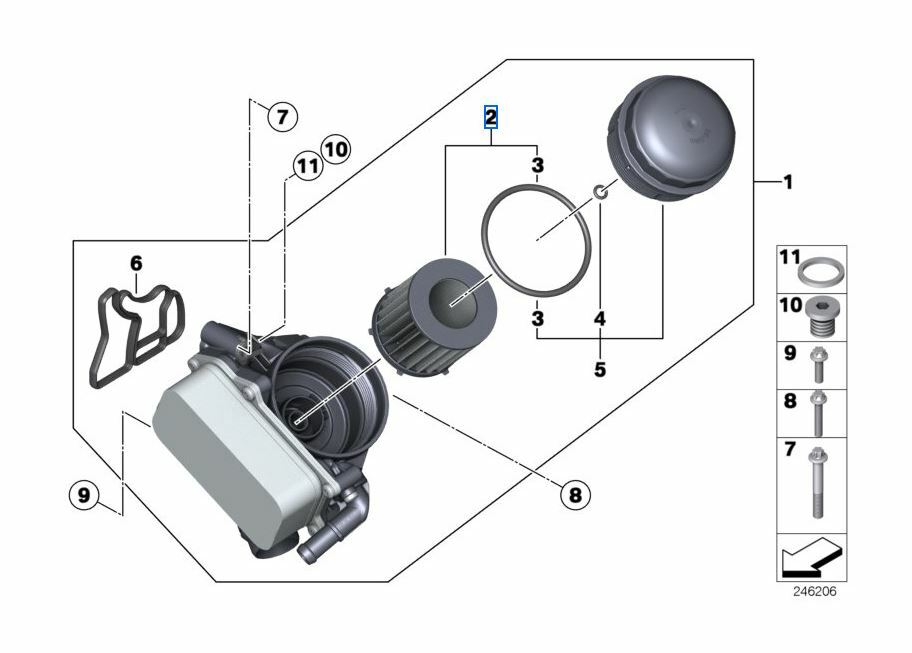 Oil-filter element 11427634291 | eBay 