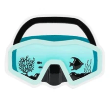 Personalized Christmas Ornament Snorkel Goggles/Water Sport/Snorkeling/Fish