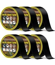 Joist Tape for Decking 2'' X 50', 6 Rolls Weather Resistance Deck Joist Tape, Wa