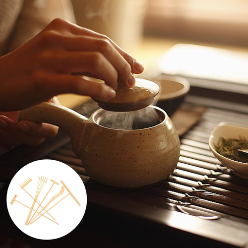 6Pcs Bamboo Zen Garden Rakes Meditation Sand Mini Zen Garden Tools Accessories f - Picture 8 of 12