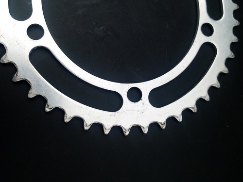 CAMPAGNOLO X2 CHAINRING 5 bolts 52/42T 122bcd PLATEAU VELO SUPER RECORD PISTA ?? - Picture 9 of 17