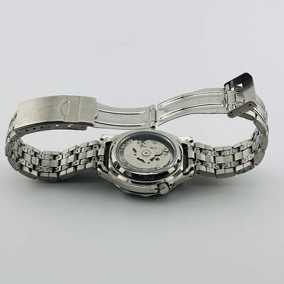 SEIKO 5SPORTS 7S26-01G0 Automatic Transparent back case Day Date