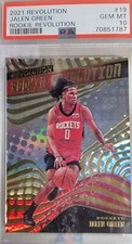 2021-21 Panini Revolution Jalen Green Rookie Revolution #19 PSA 10 RC