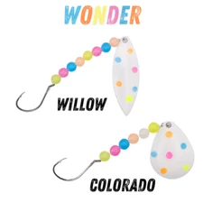 Wonder Bread Worm Harness Spinner Lure for Fishing and Targets WALLEYE