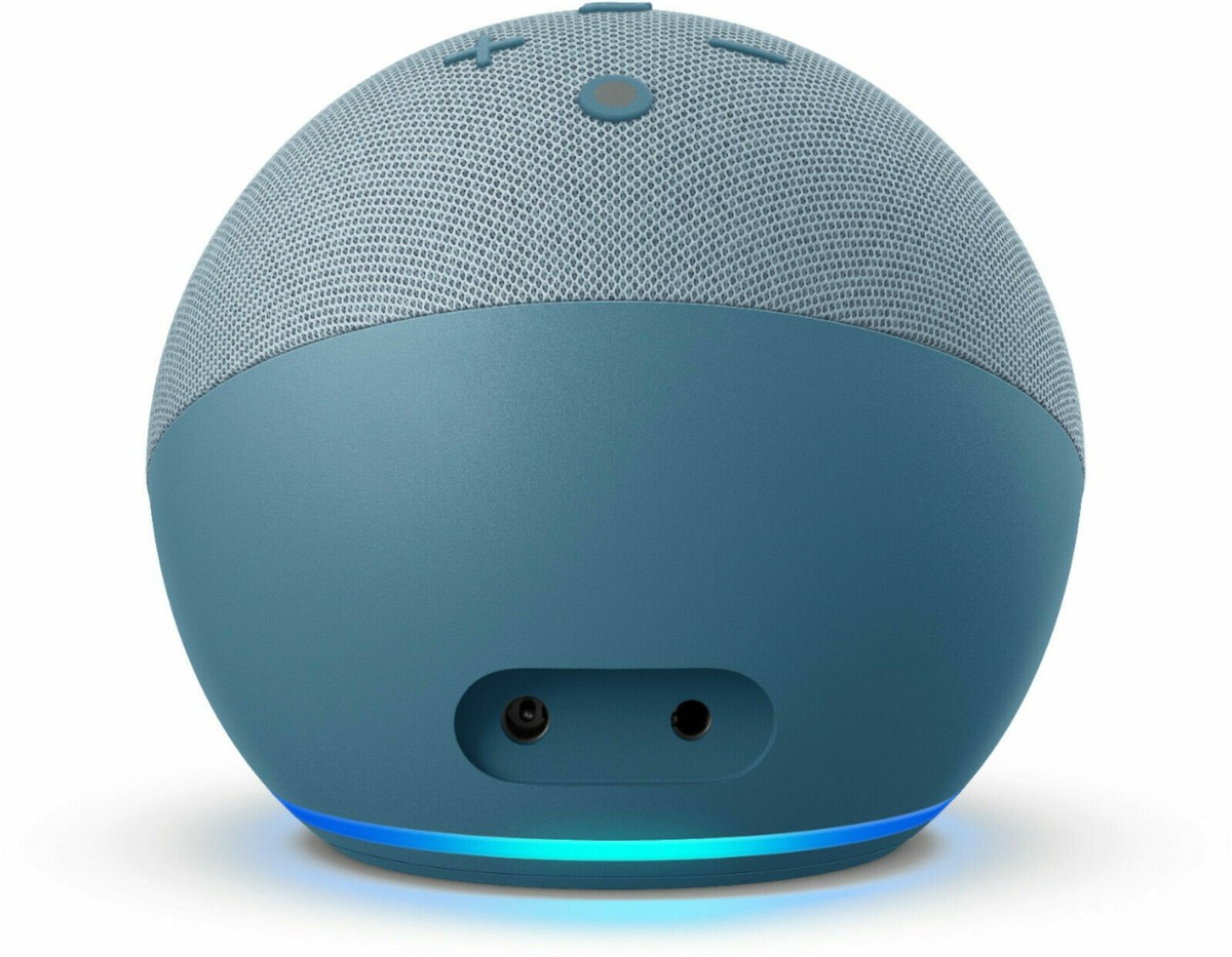 2 Pack] New Echo Dot 4th Gen Smart speaker with clock and Alexa
