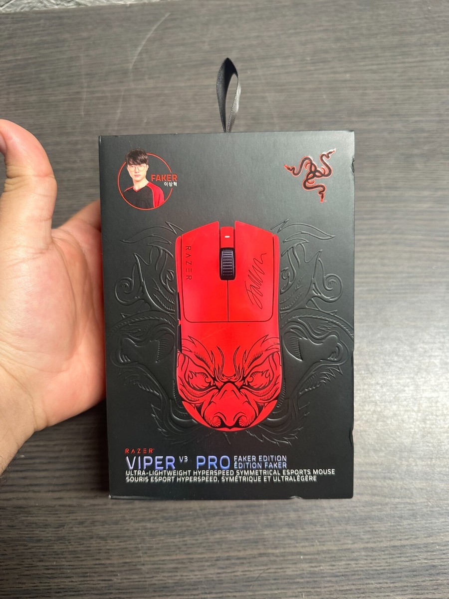 Razer DeathAdder V3 Pro Wireless Gaming Mouse - Faker Razer DeathAdder V3 Pro Wireless Gaming Mouse - Faker