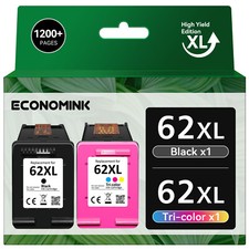 62 XL XXL Black Color Ink Cartridges for HP Envy 5660 7640 7645 OfficeJet 5745