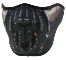 ZAN HALF FACE MASK WNFM097H PAIN NEOPRENE WIND FALL WINTER HARLEY MOTORCYCLE