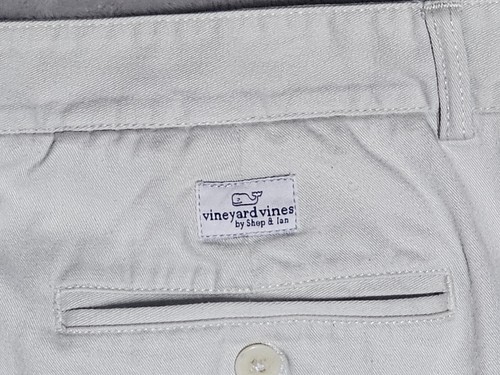 Vineyard Vines Cotton Club Pants 34x30 Pure White Slash Pockets - Picture 6 of 11