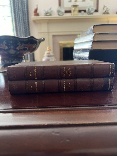 James Fenimore Cooper / THE PATHFINDER OR THE INLAND SEA Two Volumes 1st ed 1840