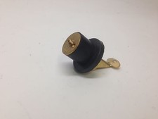 MARINE BOAT DECK LIVEWELL AND BAILER PLUG BRASS 7/8"