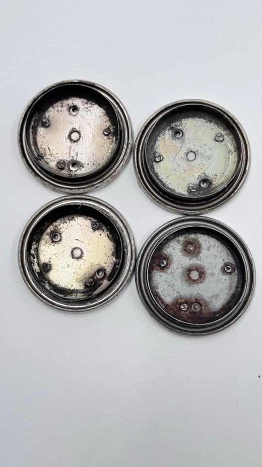 PORSCHE 911 944 928 968 924s Boxster Cayman Tapas centrales de rueda metálicas NO ZUCHS Foto 4 de 4