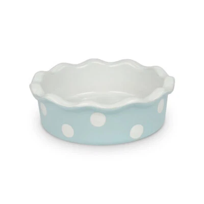 Moule En Céramique Petit Isabelle Rose À Pois Pour Gâteaux Ø 12Cm H 4Cm 5030 - Photo 1/3