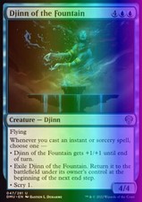 MTG Magic the Gathering Djinn of the Fountain (47/552) Dominaria United LP FOIL
