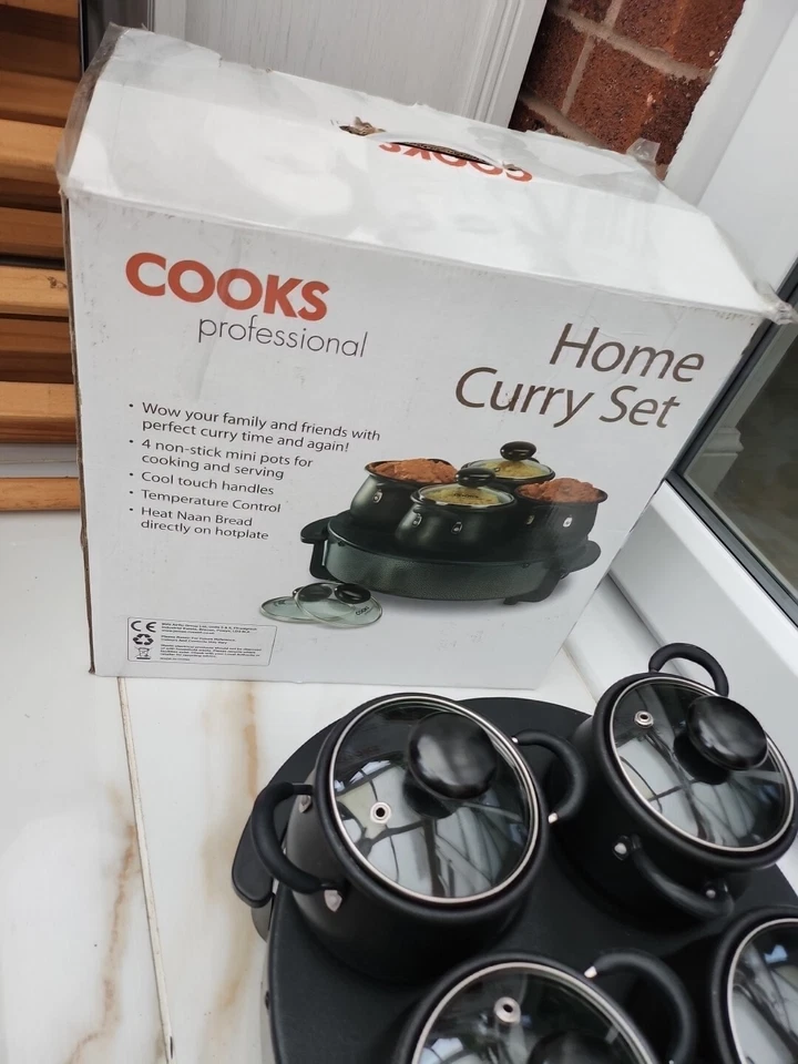 Juego de cocina múltiple para arroz al curry y estofado olla de cocción lenta con 4 mini ollas - muy buen estado Foto 4 de 4