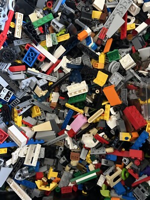 LEGO Bulk Lot - 2 Pounds   Genuine Pieces & Parts   Mixed Sizes & Colors