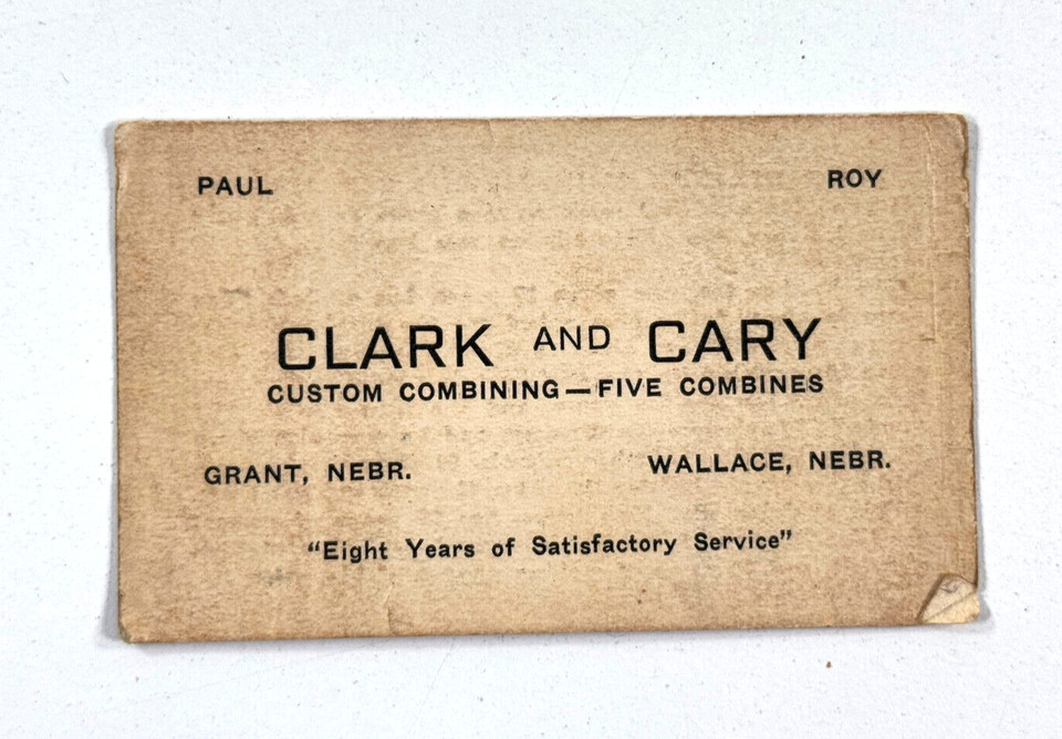 A deadpan 1940s/50s farming trade card with a 'sex life of a plant' joke printed on it — genuinely baffling, hilarious, and utterly one-of-a-kind.