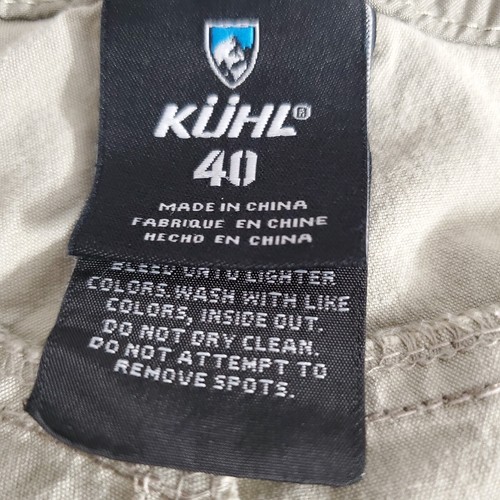 Kuhl Shorts 40 grün Cargo Vintage Patina Dye