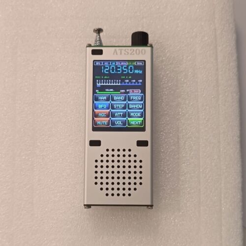ATS200 Ricevitore Radio Full Band Radio Banda Aviazione SSB LSB FM AM 2.4\" Schermo a - Foto 3 di 3