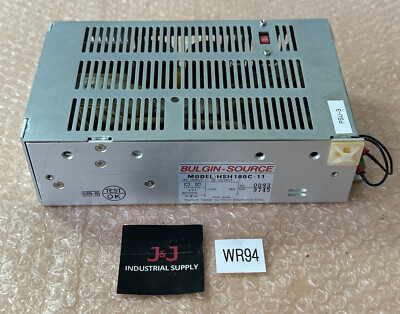 PREOWNED- Bulgin-Source HSH180C-11 115/230Vac 4/2A 60/50Hz, +12Vdc 16A Output