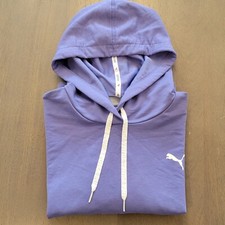 PUMA Lightweight Long Sleeve Cropped Oversized Hoodie Sweatshirt Women  s Size M