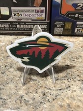 Minnesota Wild Hockey Team Logo 2.5in Decal Sticker Hockey Stickers