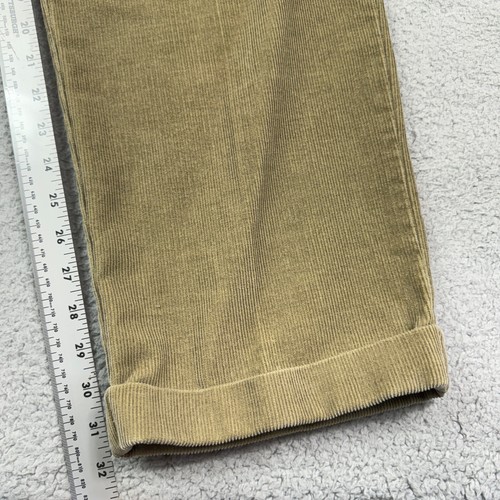 Vintage Dockers Pants Mens 38x32 Beige Thick Corduroy Baggy Preppy 90s Y2K - Picture 6 of 14