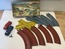 RARE 1940's DISTLER Wind-Up Car Set w Working cars, US Zone Germany Original Box