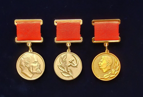 3x Ehrenzeichen Preisträger des Staats-/Lenin-/Stalin- Preise Russland CCCP neu - Bild 1 von 9