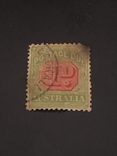 Australian Postage Due 1D Stamp SG D80 1913-1924 Rare 