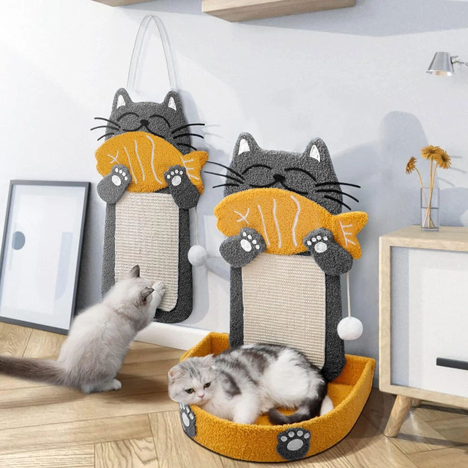 LIFELOOK Cat Scratching Tree Kitten Scratcher Climbing Toy Bed Activity Centre Post Stand