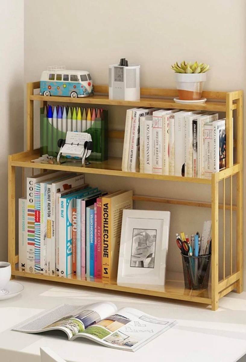 Bamboo Book Shelves Kitchen Storage Multi Use Desk Book Bamboo Book Shelves Kitchen Storage Multi Use Desk Book