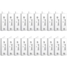 20 Pcs Window Latch Locks Spring Loaded Window Tilt Latch 2 Inch Hole Center