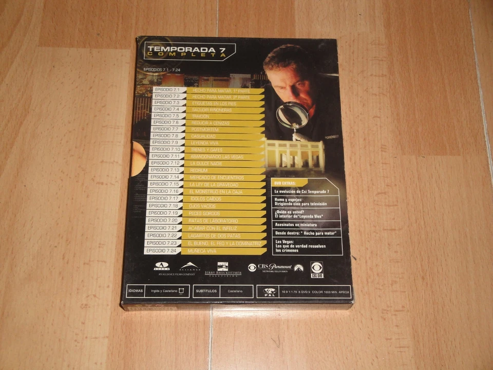 CSI LAS VEGAS EN DVD SEPTIMA 7ª TEMPORADA COMPLETA USADA EN BUEN ESTADO - Imagen 2 de 2
