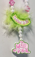 Maid-of-Honor Beads Bridesmaid Necklace Bachelorette Party Favors Wearables
