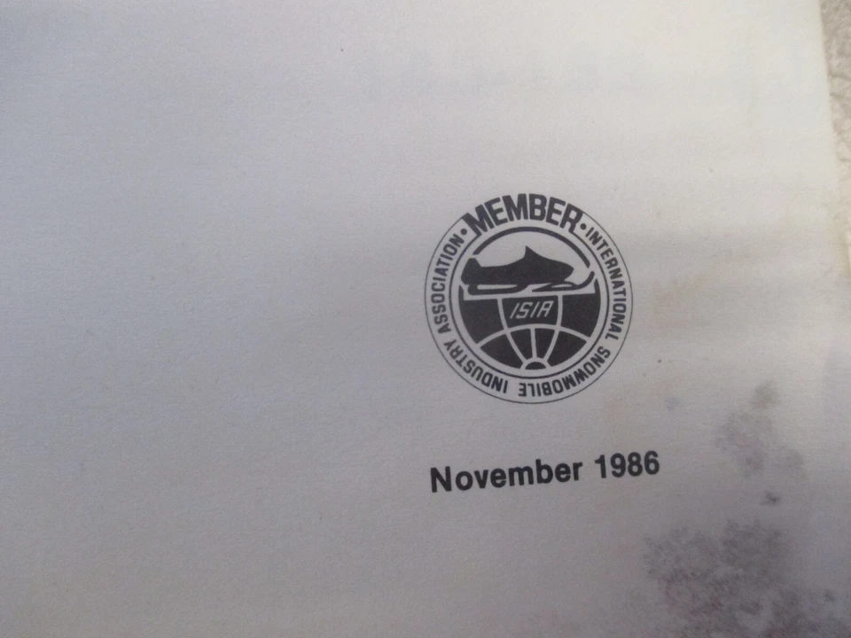 Arctic Cat Factory Service Repair Shop Manual 87 Jag-Panther-Super Jag 2254-351 - Image 4 of 4