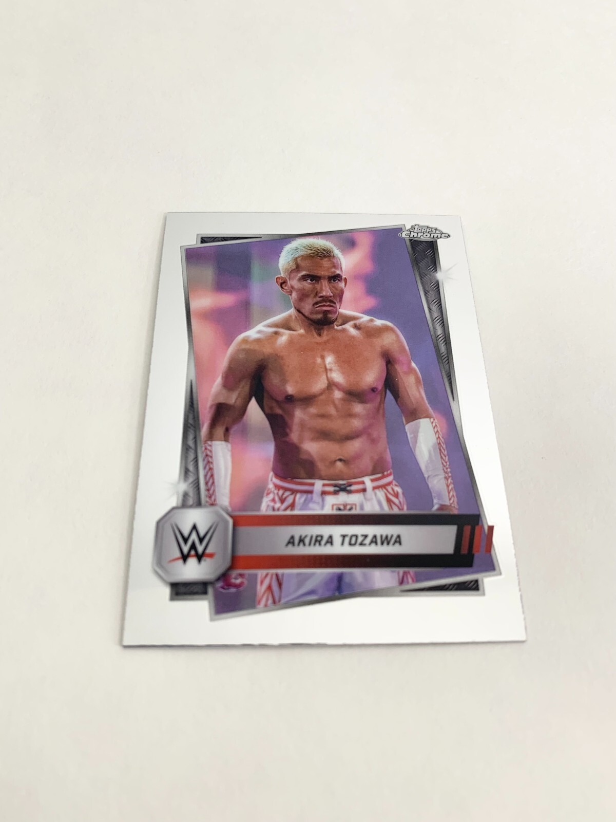 Akira Tozawa 2025 Topps Chrome WWE Base Card # 71