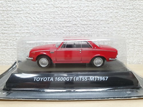 1/64 Konami 1967 TOYOTA CORONA 1600GT RT55-M RED diecast car model 