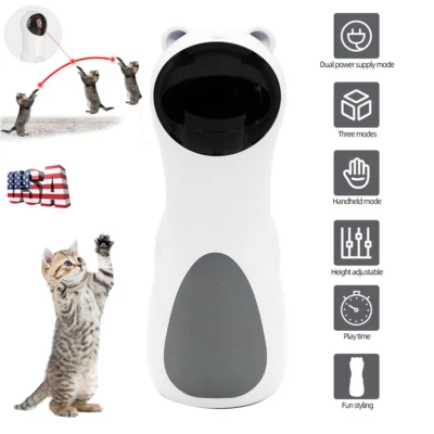 Motion Activated Cat Laser Toy Interactive Indoor Rechargeable Automatic Laser