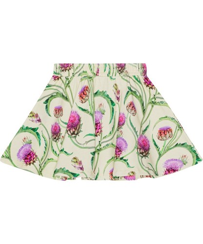 MOLO FLORAL BARBERA FLORAL ARTICHOKE YELLOW PULL ON ELASTIC SKIRT 13-14 - Picture 4 of 17
