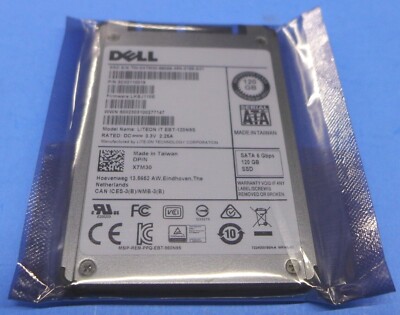 New Dell 120GB SATA 6 Gbps 1.8'' SSD Liteon IT -EBT-120N9S X7M30