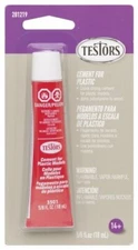 Testors 281219 5/8oz. Tube Plastic Cement (12/Bx)