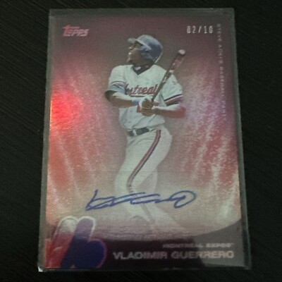2022 Topps x Steve Aoki Party Vladimir Guerrero Sr. Autograph Auto /10