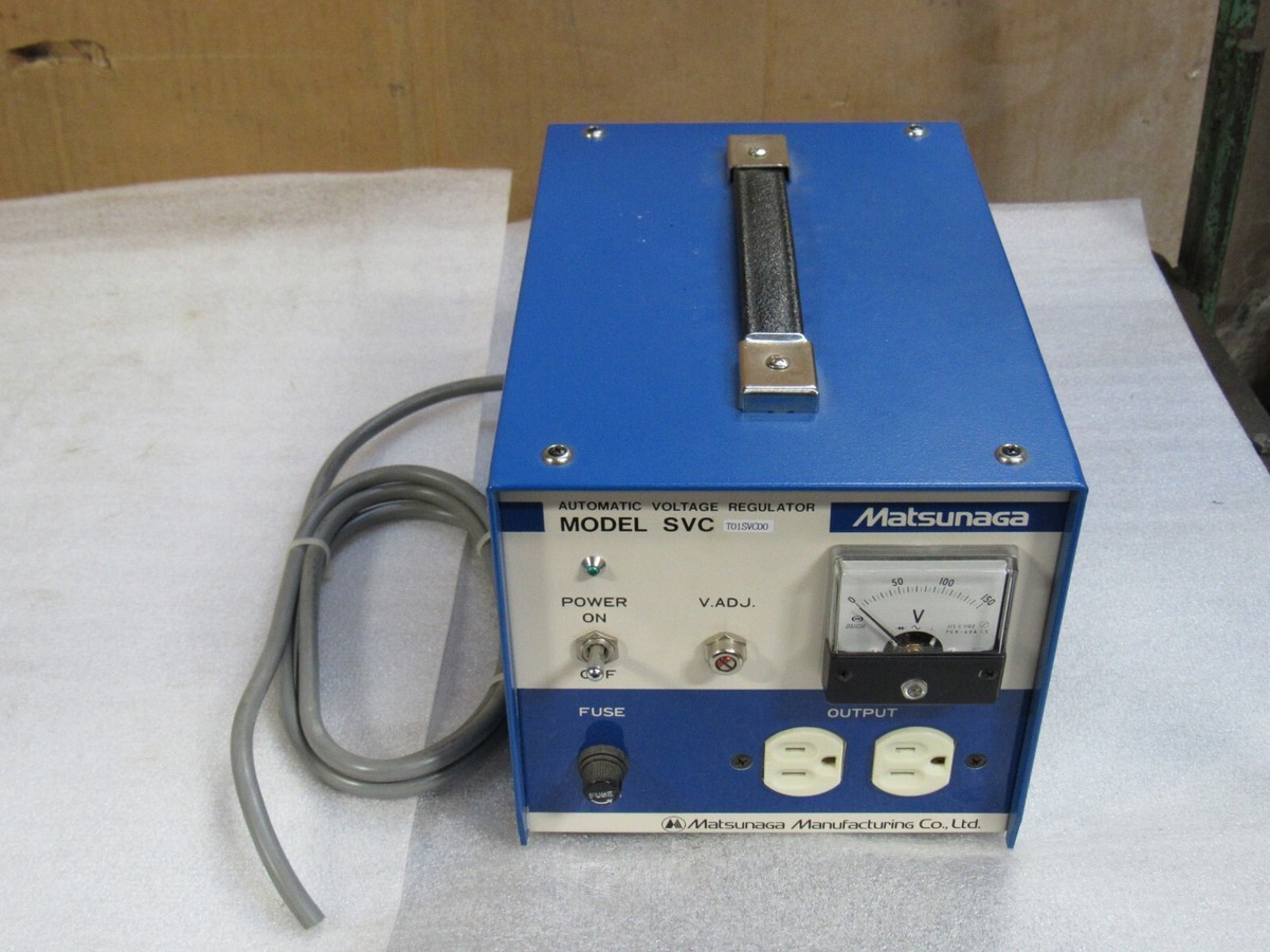 MATSUNAGA AUTOMATIC VOLTAGE REGULATOR SVC-1010-J SVC