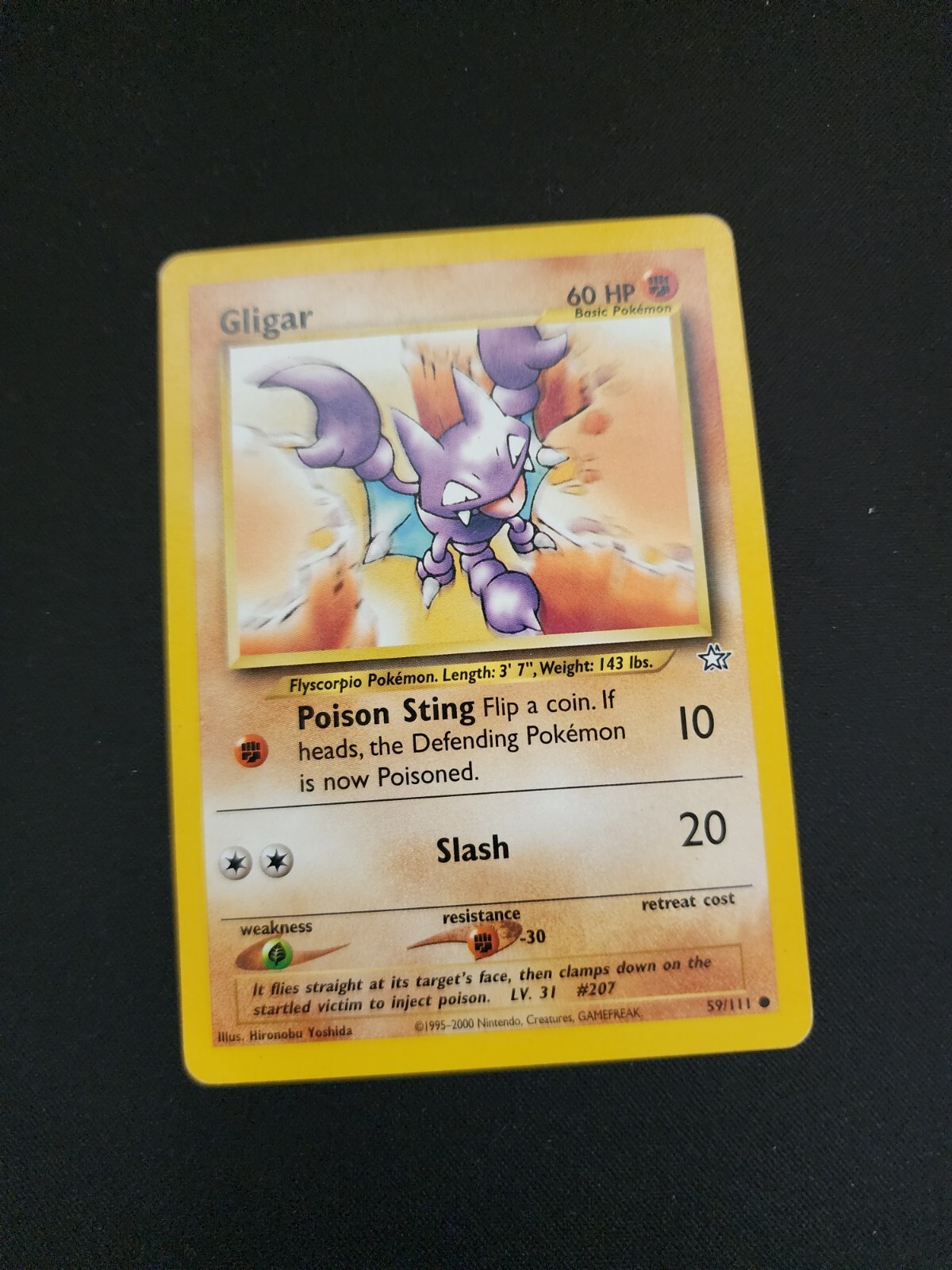 Gligar 59/111 - Pokémon TCG - Neo Genesis - C - Unlimited