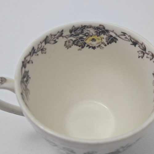 1 Salisbury Teacup Alfred Meakin Brown Staffordshire England - Picture 6 of 7