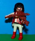 Vtg Playmobil Victorian Wedding Reception 5339 MUSICIAN Man w/ Violin Figure EUC