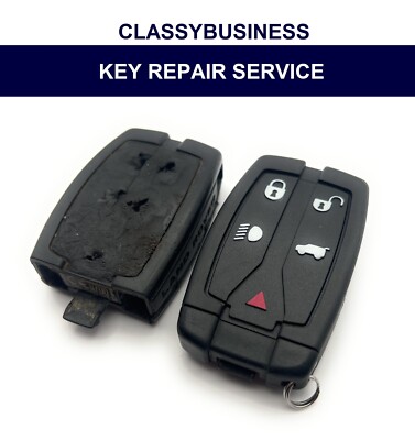 LAND ROVER FREELANDER 2 SCHLÜSSEL FIX FERNBEDIENUNG SCHLÜSSELANHÄNGER REPARATUR / NEUE BATTERIE / NEUES GEHÄUSE