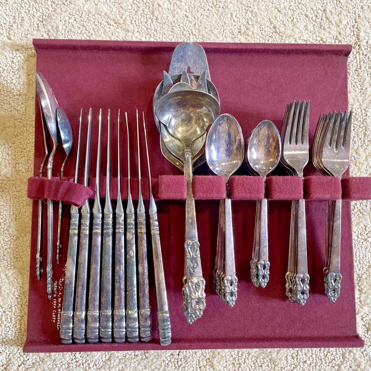1847 Rogers Bros Set Antique US Silver-Plated Flatware for sale | eBay