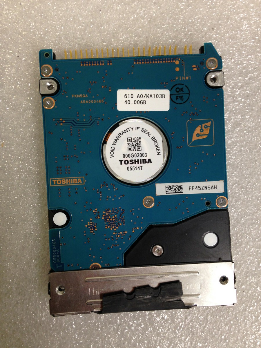 Toshiba MK4025GAS HDD2190 H ZK01 S 2.5'' IDE 40GB Hard Drive Uesd Tested Toshiba MK4025GAS HDD2190 H ZK01 S 2.5'' IDE 40GB Hard Drive Uesd Tested